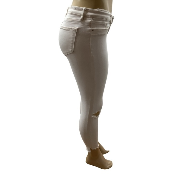AllSaints Size 29 Grace Women's White Distressed Jeans. Preloved - Picture 5 of 12